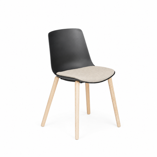 Chair Solutions Ola 4 Leg Chair - Timber Base - Seat Upholstered