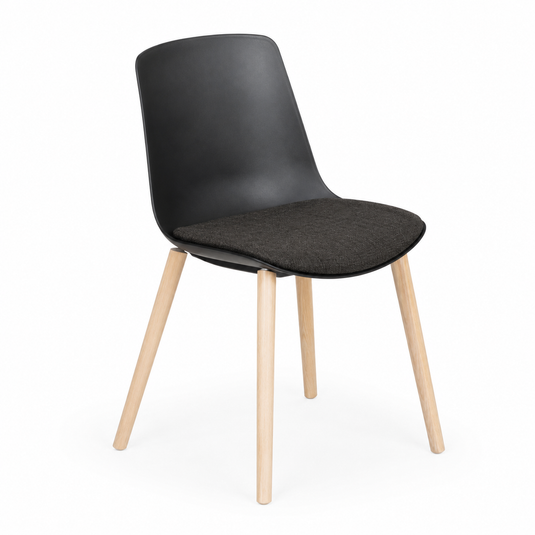 Chair Solutions Ola 4 Leg Chair - Timber Base - Seat Upholstered