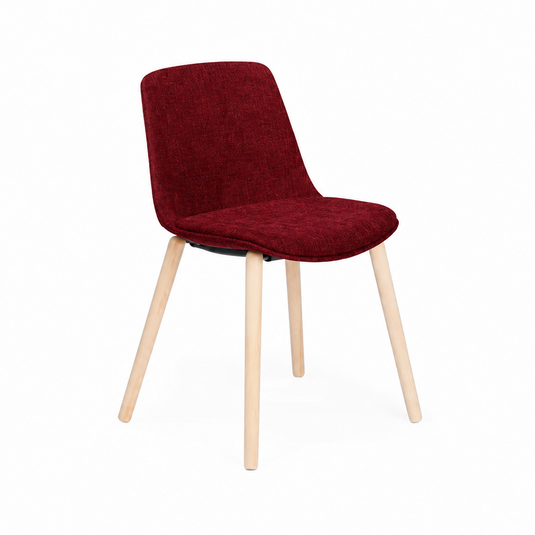 Chair Solutions Ola 4 Leg Chair - Timber Base - Fully Upholstered