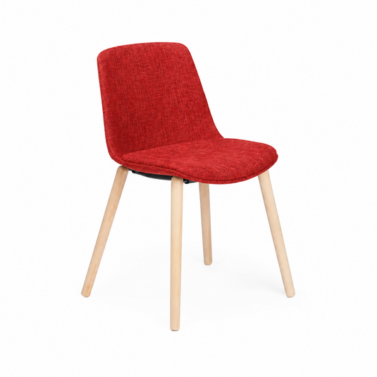 Chair Solutions Ola 4 Leg Chair - Timber Base - Fully Upholstered