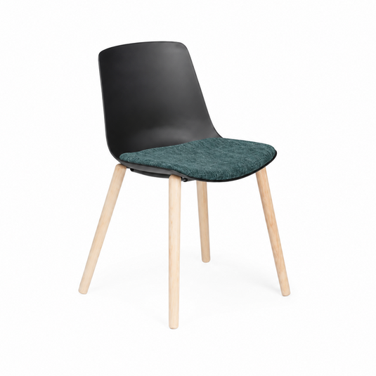 Chair Solutions Ola 4 Leg Chair - Timber Base - Seat Upholstered