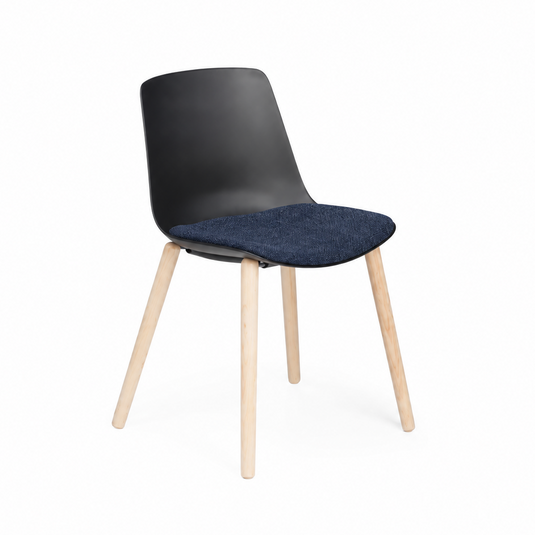 Chair Solutions Ola 4 Leg Chair - Timber Base - Seat Upholstered