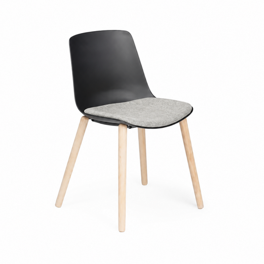 Chair Solutions Ola 4 Leg Chair - Timber Base - Seat Upholstered