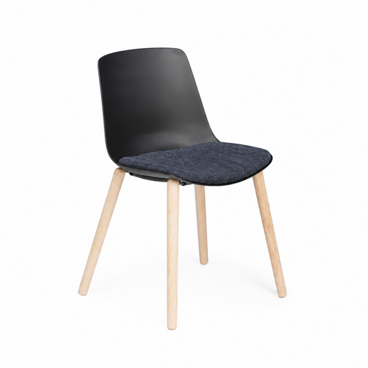 Chair Solutions Ola 4 Leg Chair - Timber Base - Seat Upholstered