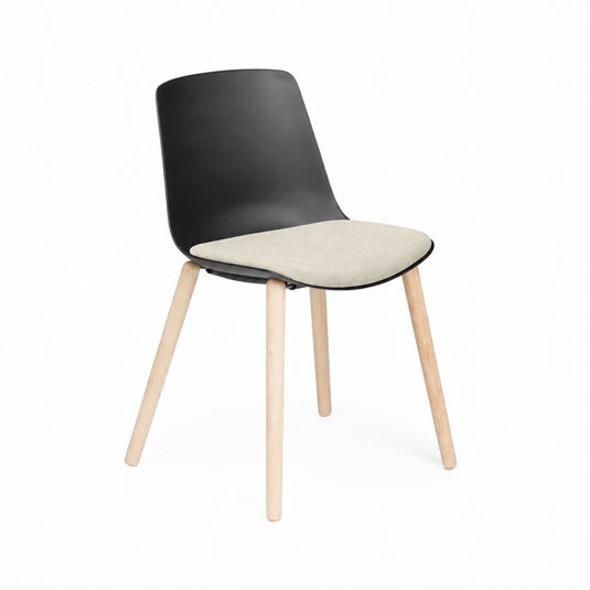 Chair Solutions Ola 4 Leg Chair - Timber Base - Seat Upholstered