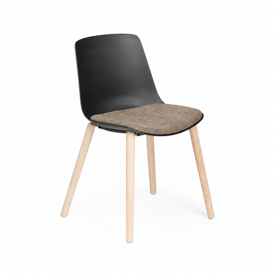 Chair Solutions Ola 4 Leg Chair - Timber Base - Seat Upholstered
