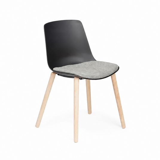 Chair Solutions Ola 4 Leg Chair - Timber Base - Seat Upholstered