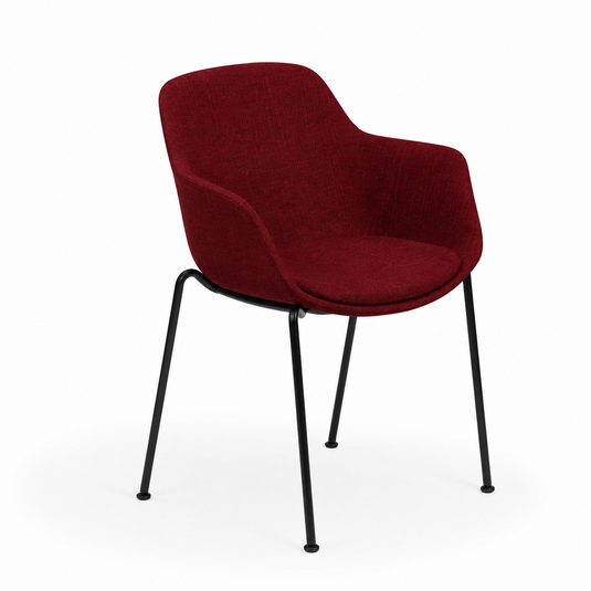Chair Solutions Ola Relax 4 Leg Chair - Black Frame - Fully Upholstered