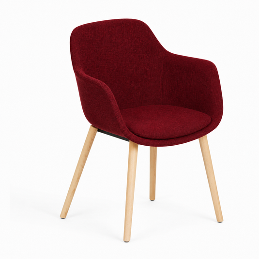Chair Solutions Ola Relax 4 Leg Chair - Timber Base - Fully Upholstered