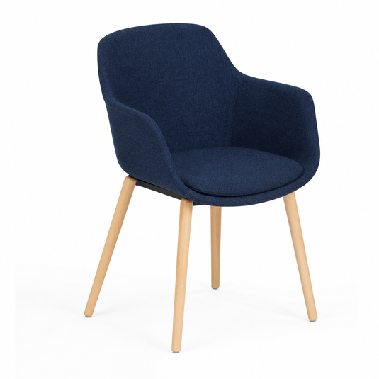 Chair Solutions Ola Relax 4 Leg Chair - Timber Base - Fully Upholstered