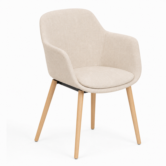 Chair Solutions Ola Relax 4 Leg Chair - Timber Base - Fully Upholstered