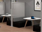 Accent Oslo Trapezium Wallmounted Table