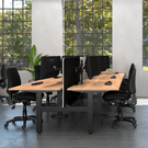 Pintari 2 Pod Back to Back - Fixed Height Desk