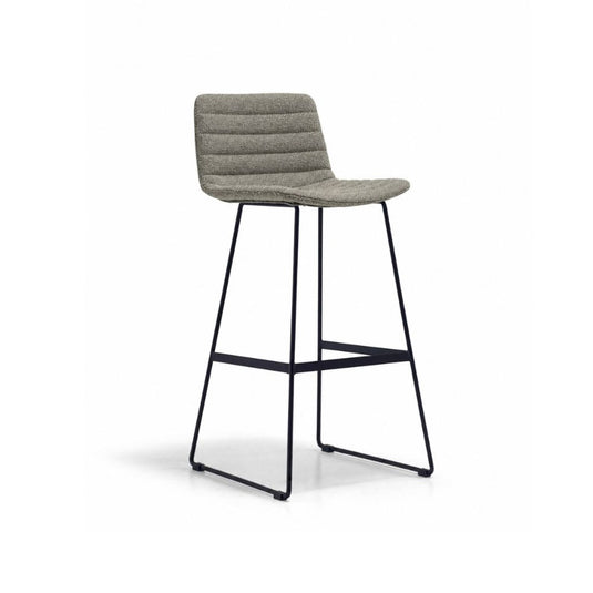 Mobel Maven Fully Upholstered Bar Stool - High Back