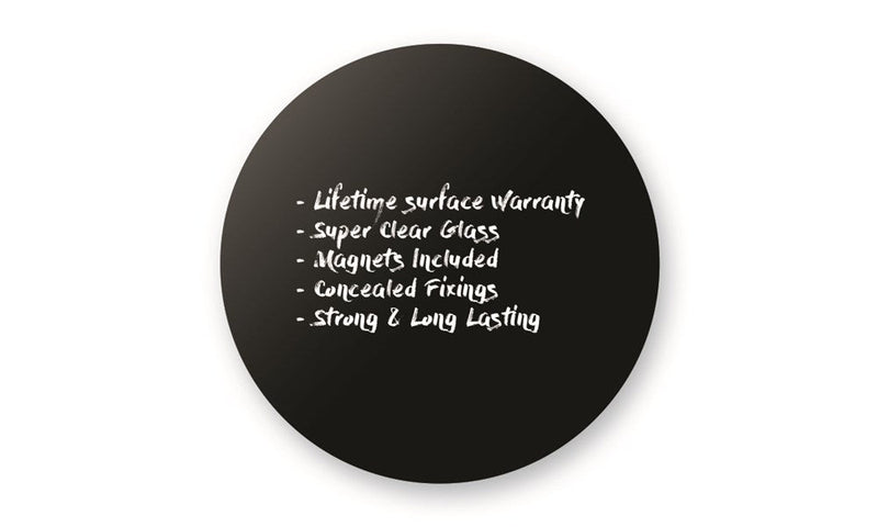 Load image into Gallery viewer, Boyd Visuals Magnetic Glass Writing Board - Round
