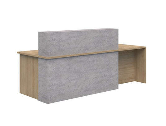 Accent Block Reception Counter with Wheelchair Access – Hurdleys Office ...