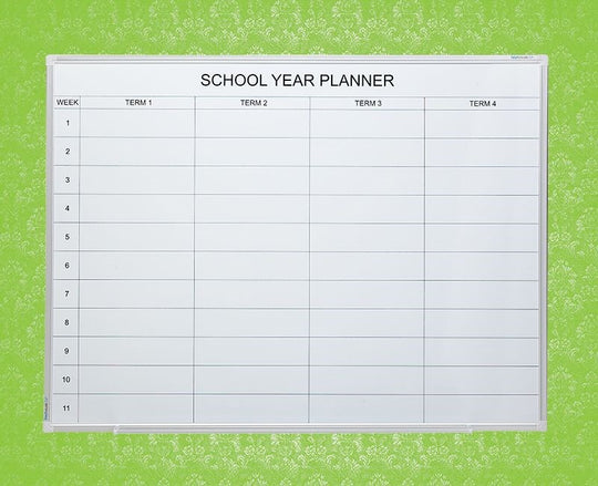 Boyd Porcelain School Year Planner Whiteboard