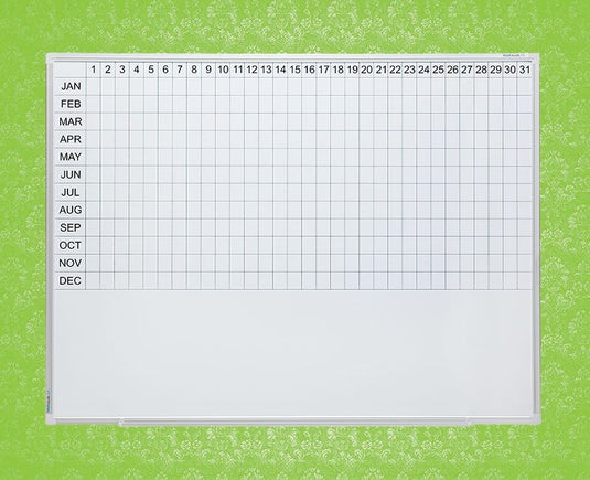 Boyd Visuals Porcelain Year Planner Whiteboard