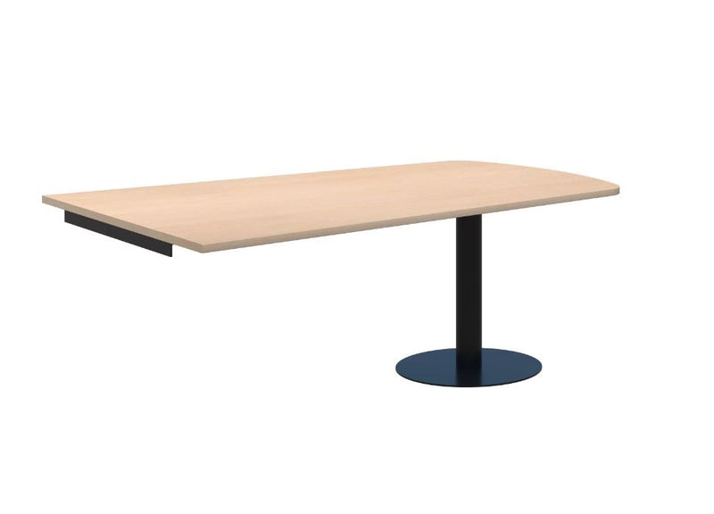 Load image into Gallery viewer, Classic Trapezium Wallmounted Table Black Base
