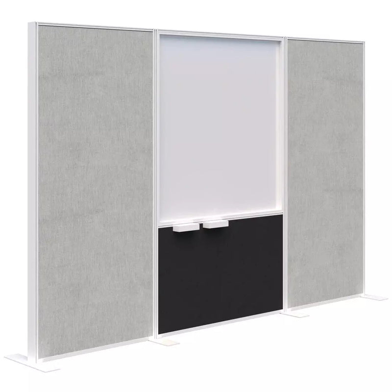 Load image into Gallery viewer, Connect Freestanding Fabric/Whiteboard/Fabric
