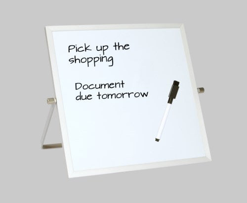 Boyd Desktop Whiteboard - Lacquered Steel