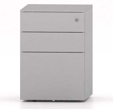 Echo 3 Drawer Steel Mobile