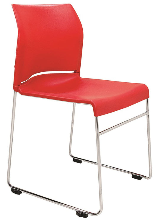 Buro Envy Chrome Skid Base Chair