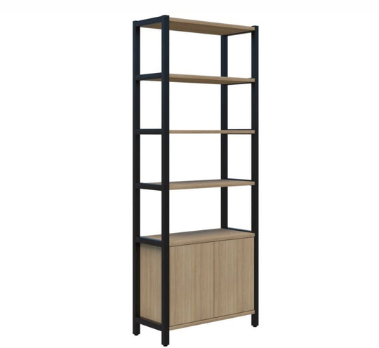 Accent Grid 40 Storage / Open Display Wall - 6 Tier