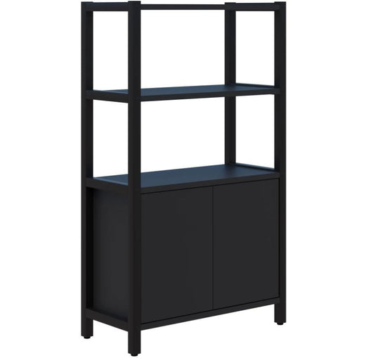 Grid 40 Storage / Open Display Wall - 4 Tier