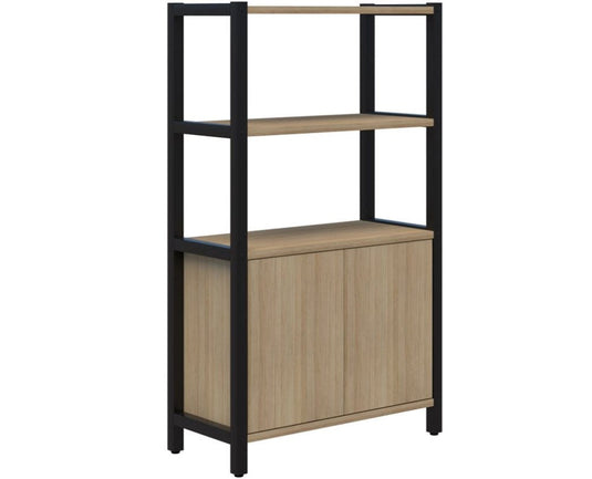 Grid 40 Storage / Open Display Wall - 4 Tier