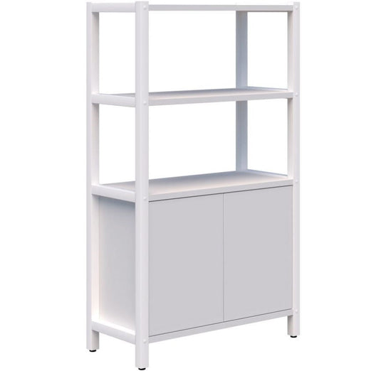 Grid 40 Storage / Open Display Wall - 4 Tier