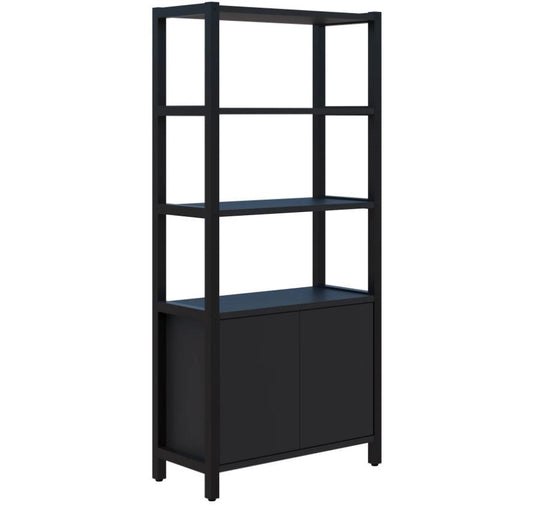 Grid 40 Storage / Open Display Wall - 5 Tier