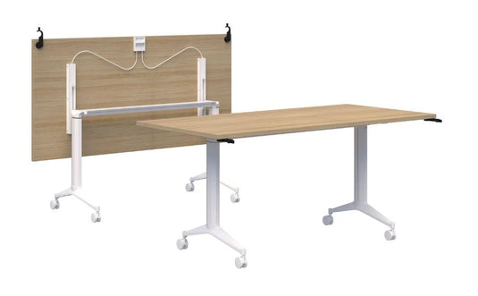 Jump Flip Meeting Table with Connectors
