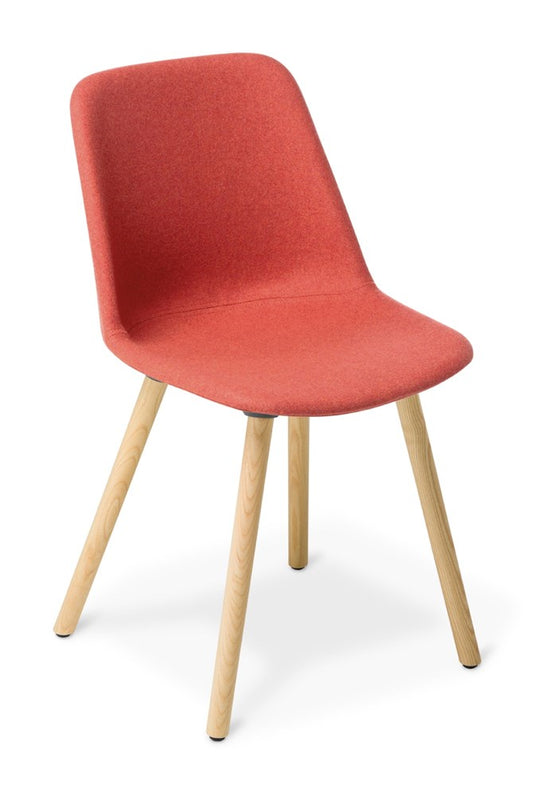 Eden Max Timber Leg Chair - Fully Upholstered