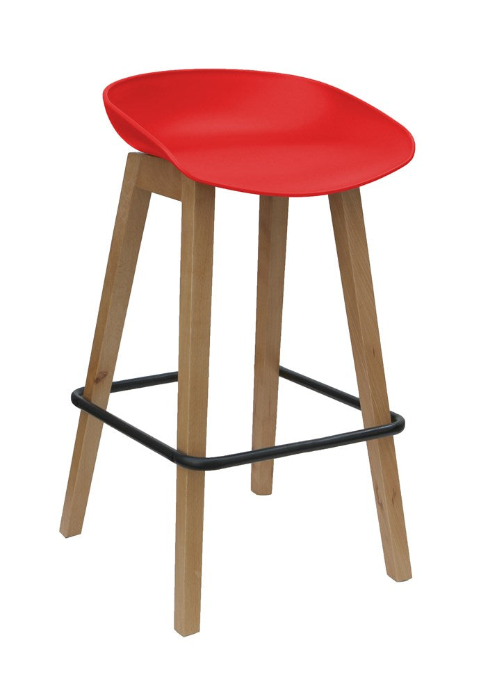 Load image into Gallery viewer, Konfurb Pala Barstool with Polyprop Seat
